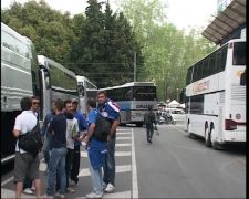 I tifosi stanno invadendo Roma